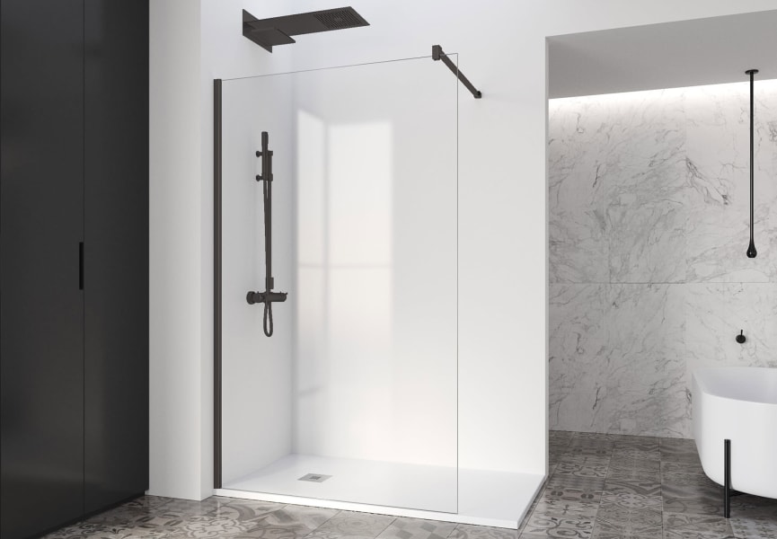 Paroi de douche à panneaux fixes Profiltek Fado Principal 0