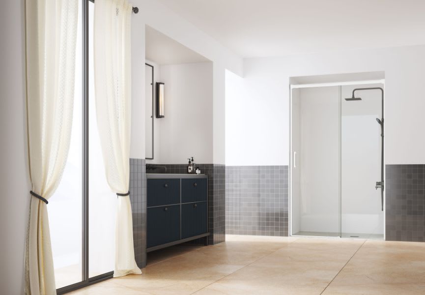 Paroi de douche sur mesure Galaxy (100) Principal 2