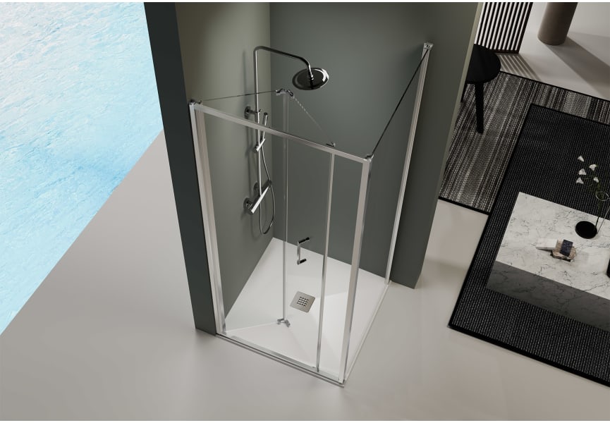 Paroi de douche Prisma de Kassandra (PI300 + PI303) Detalle 3