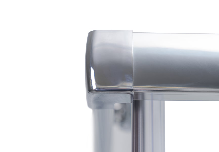 Paroi de douche angulaire Emma couleur noire Detalle 7