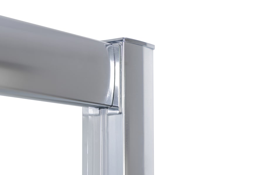 Paroi de douche angulaire Emma couleur noire Detalle 6