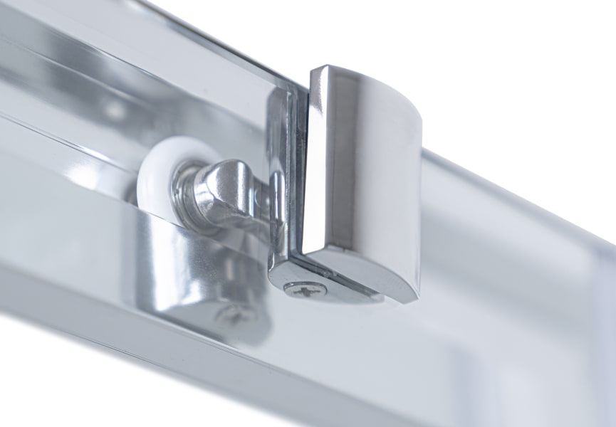 Paroi de douche angulaire Emma couleur noire Detalle 5