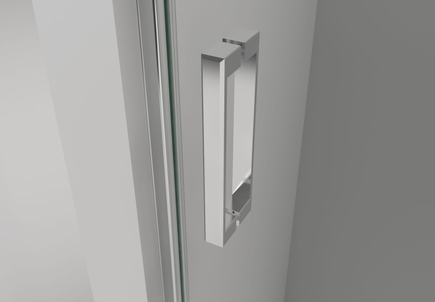 Paroi de douche Galaxy (400) noir mat Detalle 2