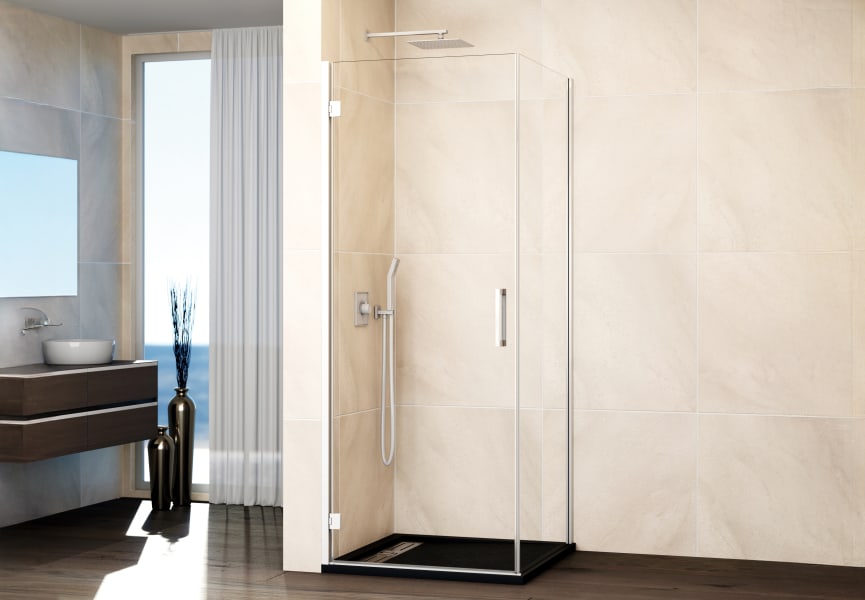 Paroi de douche GME Glass (Combi A + paroi latérale fixe) Principal 1