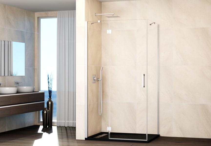 Paroi de douche de GME, Verre (COMBI C + paroi latérale fixe) Principal 2