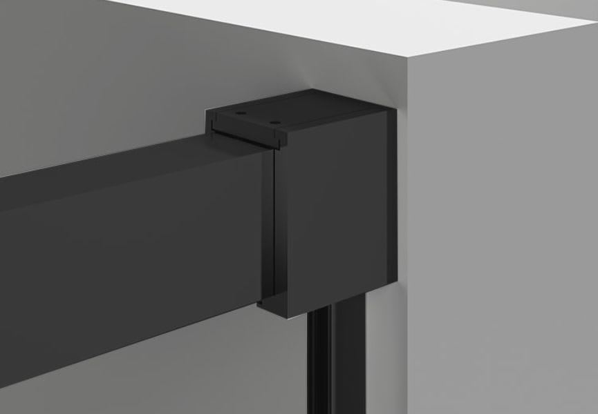 Paroi de douche Galaxy (200) profilé noir Detalle 1