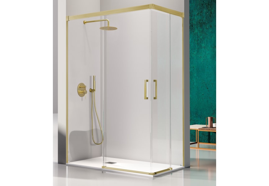 Paroi de douche angulaire Kassandra Glase (GS607+GS607) Principal 3