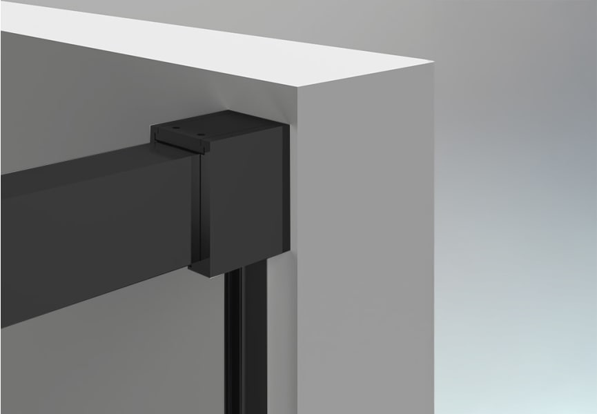 Paroi de douche Galaxy (300) noir mat Detalle 2