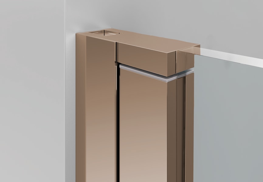 Paroi de douche en acier inoxydable Dione Detalle 9
