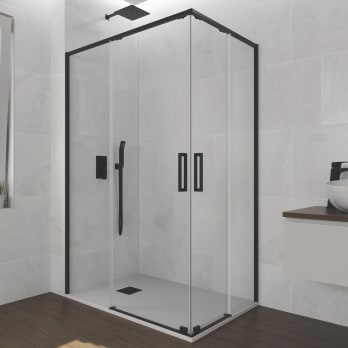 Paroi de douche GME Twenty noir