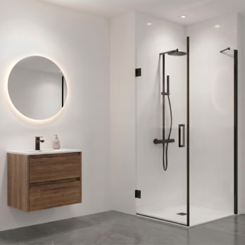 Paroi de douche angulaire Adhara (400A)