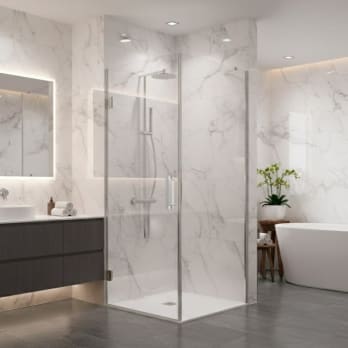 Paroi de douche angulaire Adhara (400A)