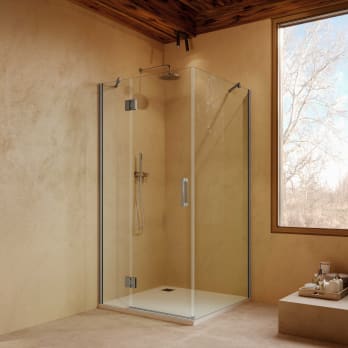 Paroi de douche angulaire Adhara (400B)