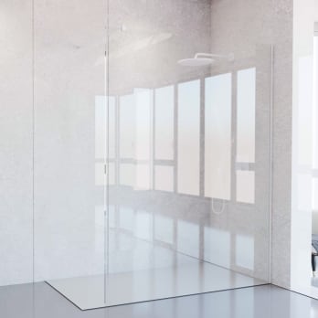 Paroi de douche en acier inoxydable Dione