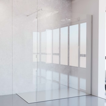 Paroi de douche en acier inoxydable Dione