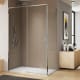 Paroi de douche angulaire coulissante Bruntec Aria 1