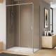 Paroi de douche angulaire coulissante Bruntec Aria 4