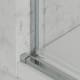 Paroi de douche angulaire coulissante Bruntec Aria 11