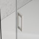 Paroi de douche angulaire coulissante sur mesure Bruntec Aria 13