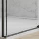 Paroi de douche angulaire coulissante sur mesure Bruntec Aria 9