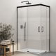 Paroi de douche GME Basic profilés noirs Principal 1