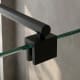 Paroi de douche fixe noire Minimal Detalle 4