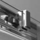Paroi de douche Galaxy (100) profilé noir Detalle 4