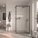 Paroi de douche fixe noire Fresh - FR103 -Kassandra- -Fr103 Principal 0