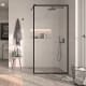 Paroi de douche fixe noire Fresh - FR103 -Kassandra- -Fr103 Principal 0