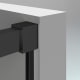 Paroi de douche Galaxy (400) noir mat Detalle 1