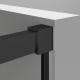 Paroi de douche Galaxy (400) noir mat Detalle 1