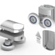 Paroi de douche angulaire Kassandra Glase (GS607+GS607) 13