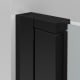 Paroi de douche Vega (P00) profilé noir mat Detalle 1