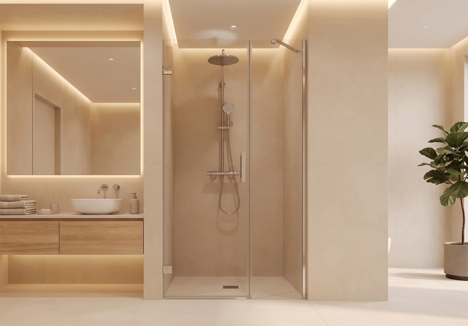 Paroi de douche Bruntec Aurea (100A) Principal 0