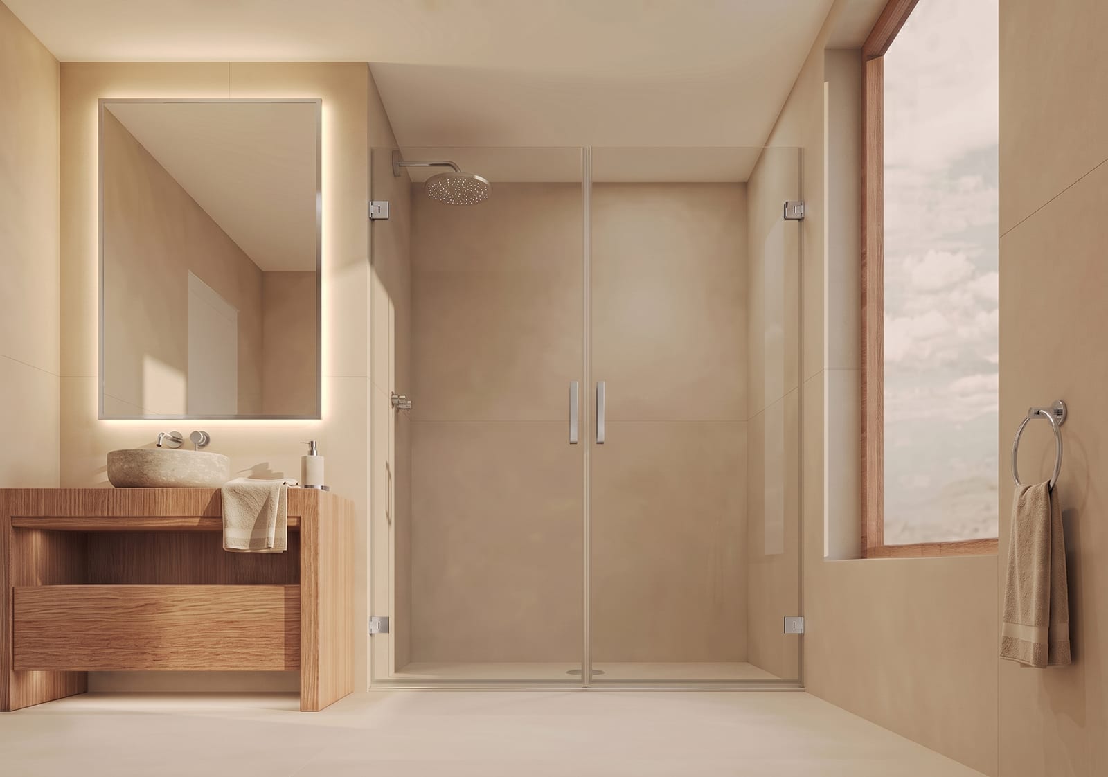 Paroi de douche Aurea (200A) Bruntec Principal 0