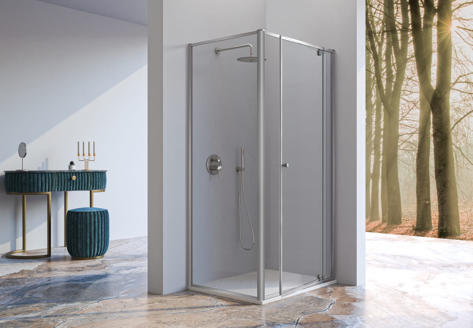 Paroi de douche pivotante Kassandra (PV503 + PV513) Principal 0