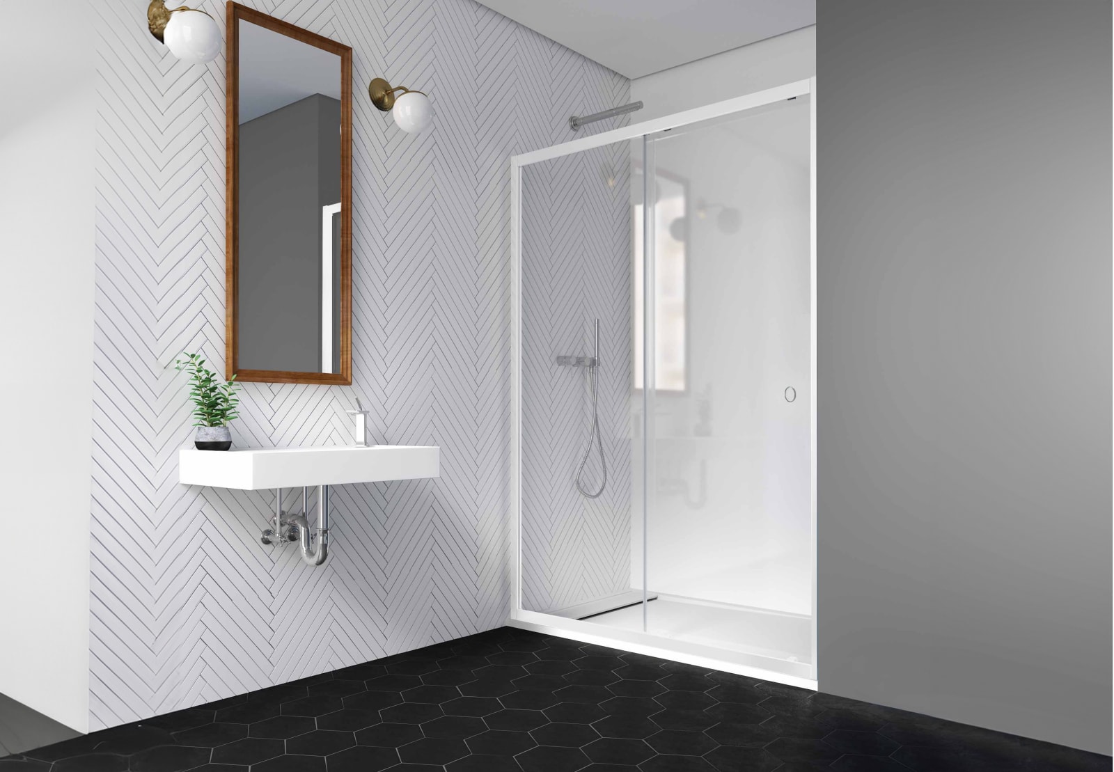 Paroi de douche Profiltek Elma (EL-210) Principal 0