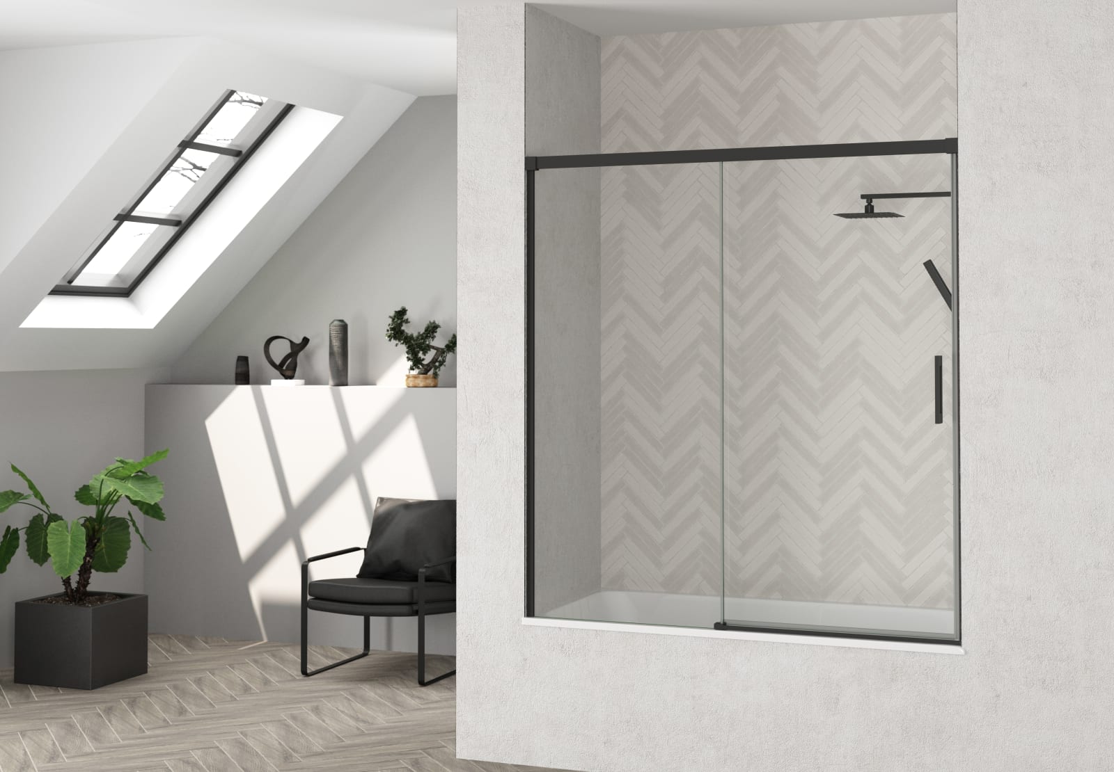 Screen de baignoire Bruntec Copenhague Principal 0
