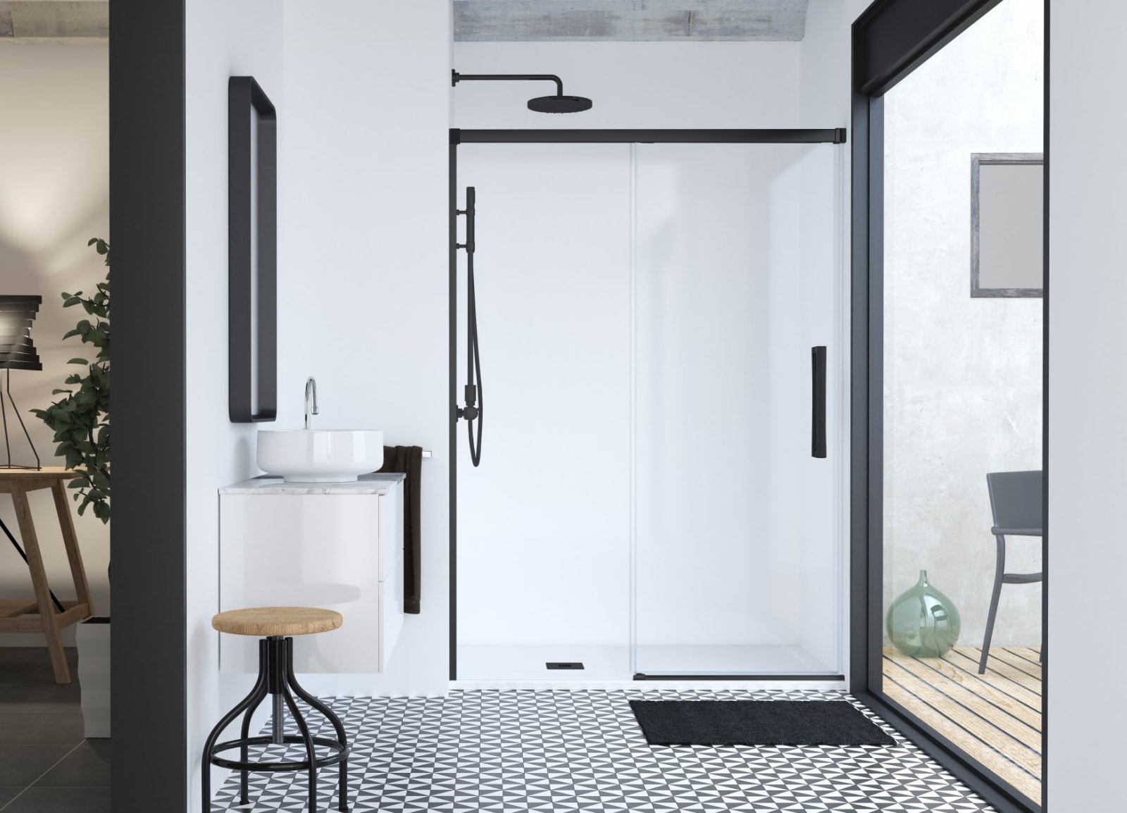 Paroi de douche Profiltek Hit (HI-210) Principal 0