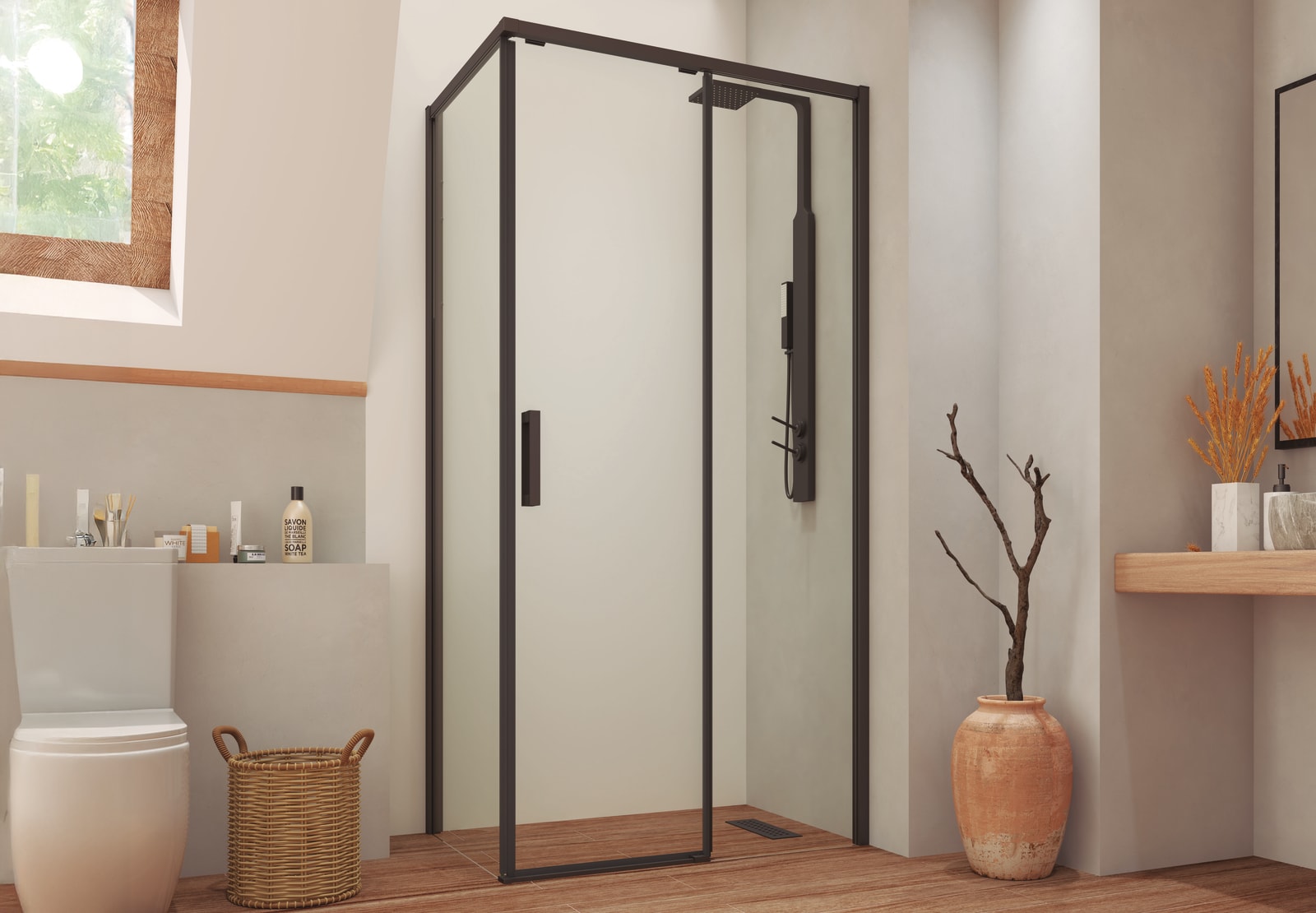 Paroi de douche Bruntec Vertex (400) Principal 0