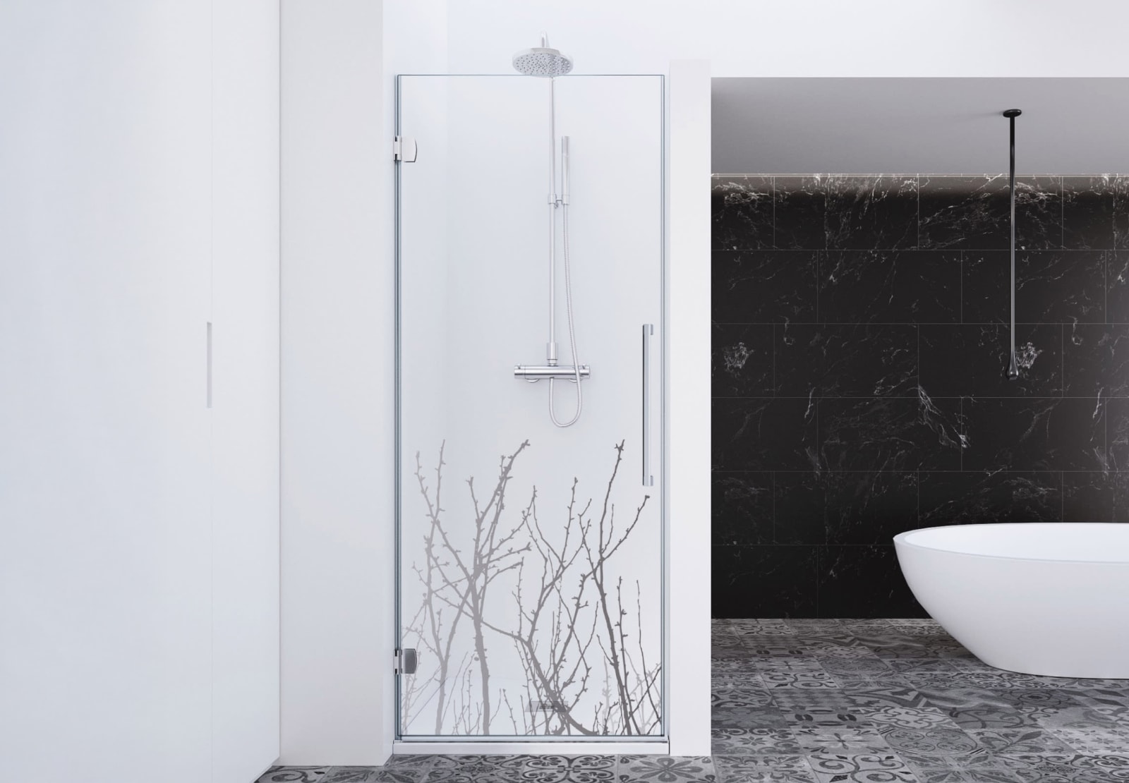 Paroi de douche Profiltek Newglass (NE-210) Principal 0