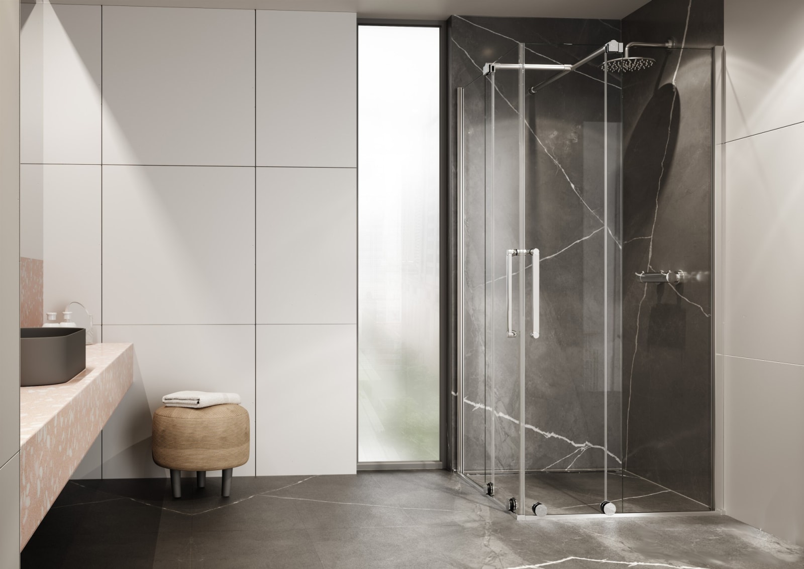 Paroi de douche Profiltek, Vanity (VY-220) Principal 0