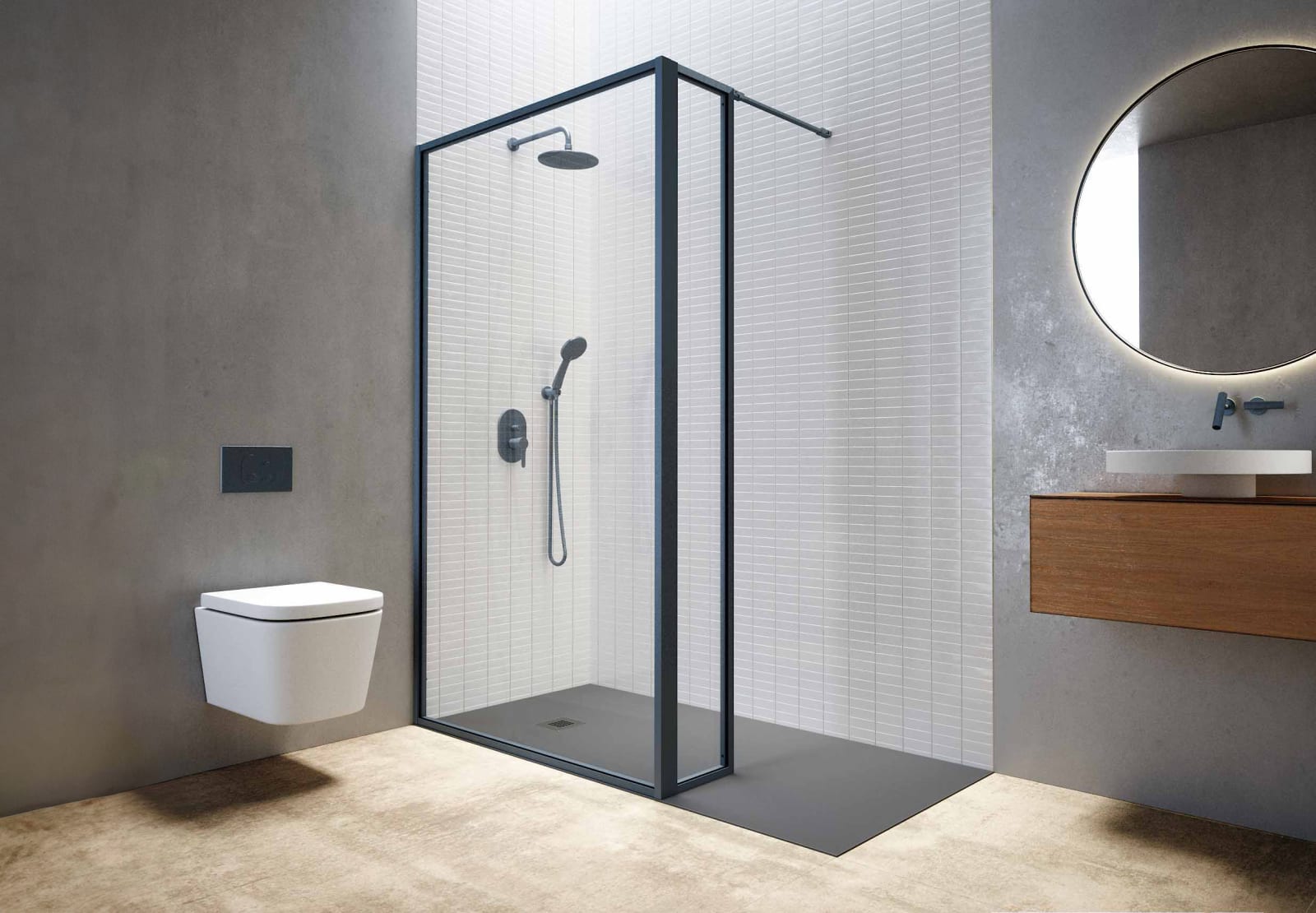 Paroi de douche Profiltek Scandinave (FN-2031) Principal 0
