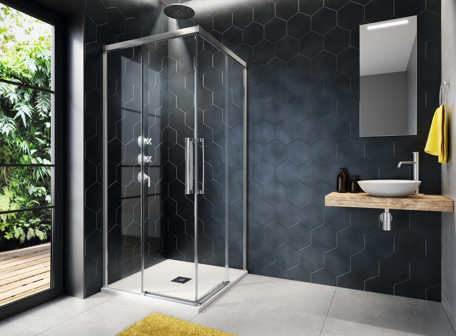 Paroi de douche Profiltek Hit (HI-220) Principal 0