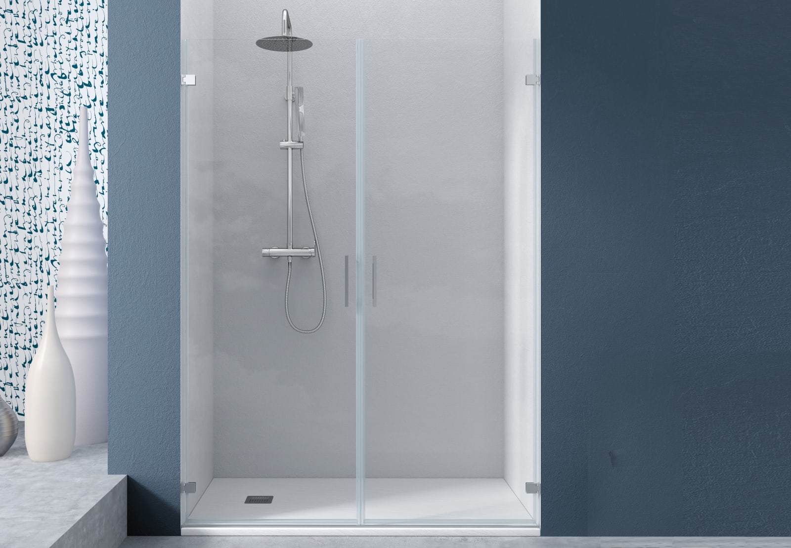 Paroi de douche pivotante Olona Principal 0
