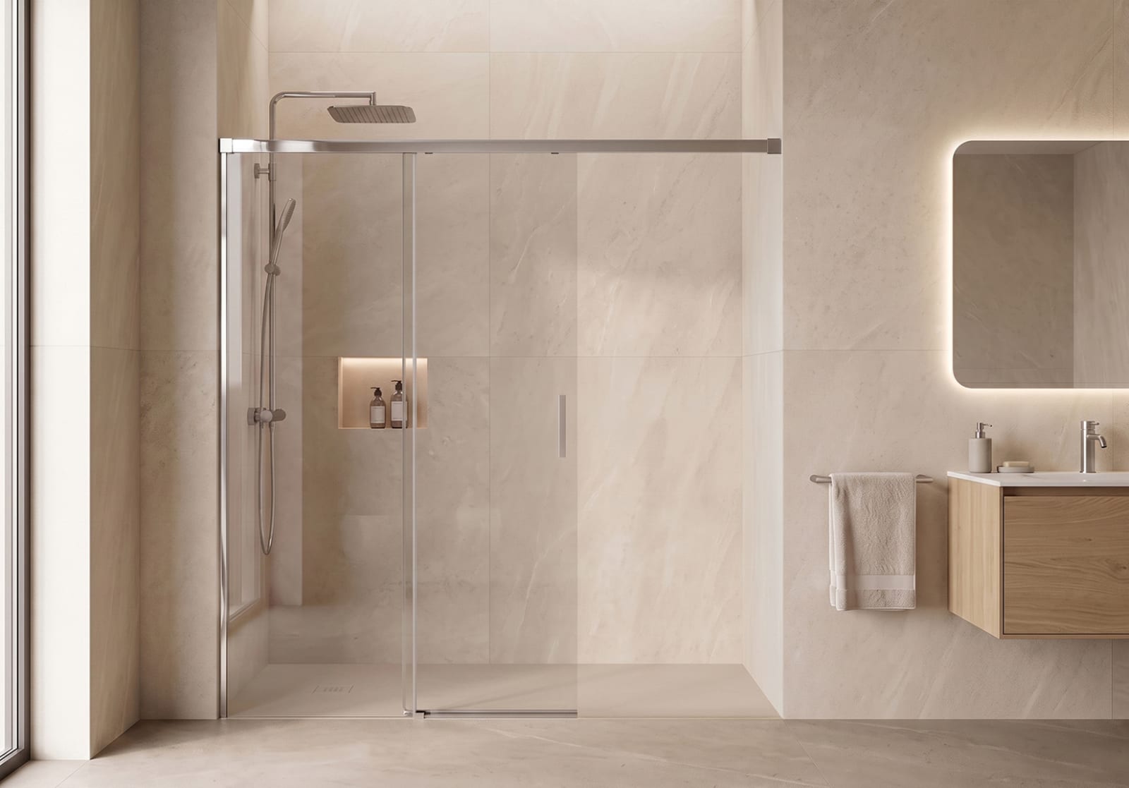 Paroi de douche Bruntec Galaxy (700) Principal 0