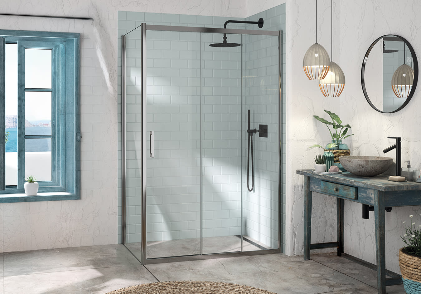 Paroi de douche Kassandra Kaarol (KA101+KA103) Principal 0