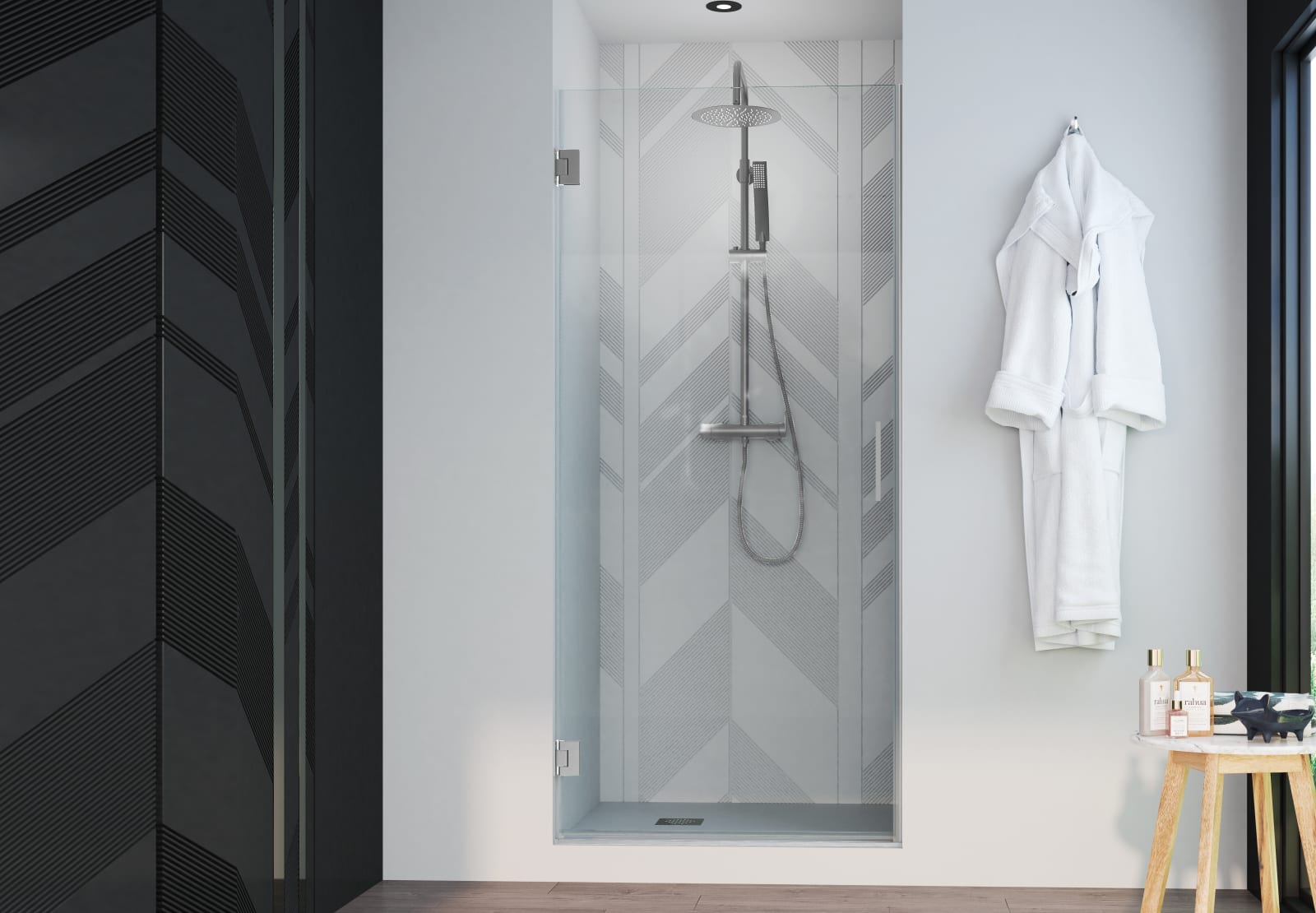 Paroi de douche pivotante Ivalo Principal 0