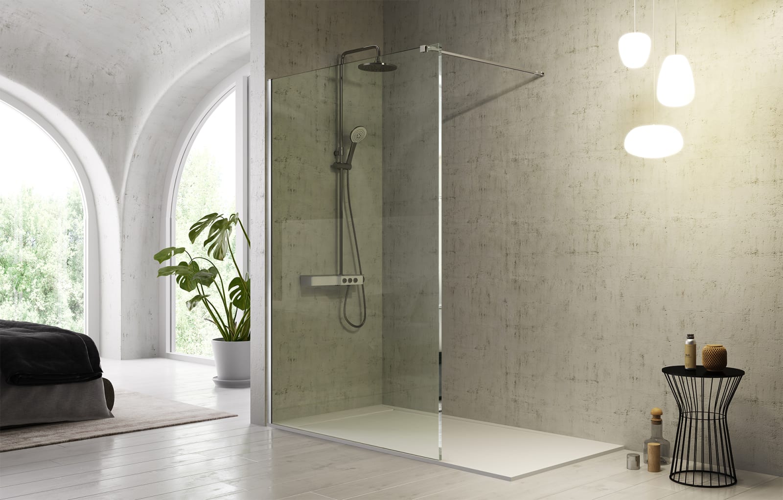 Paroi de douche fixe -Kassandra- Fresh (FR633) Principal 0