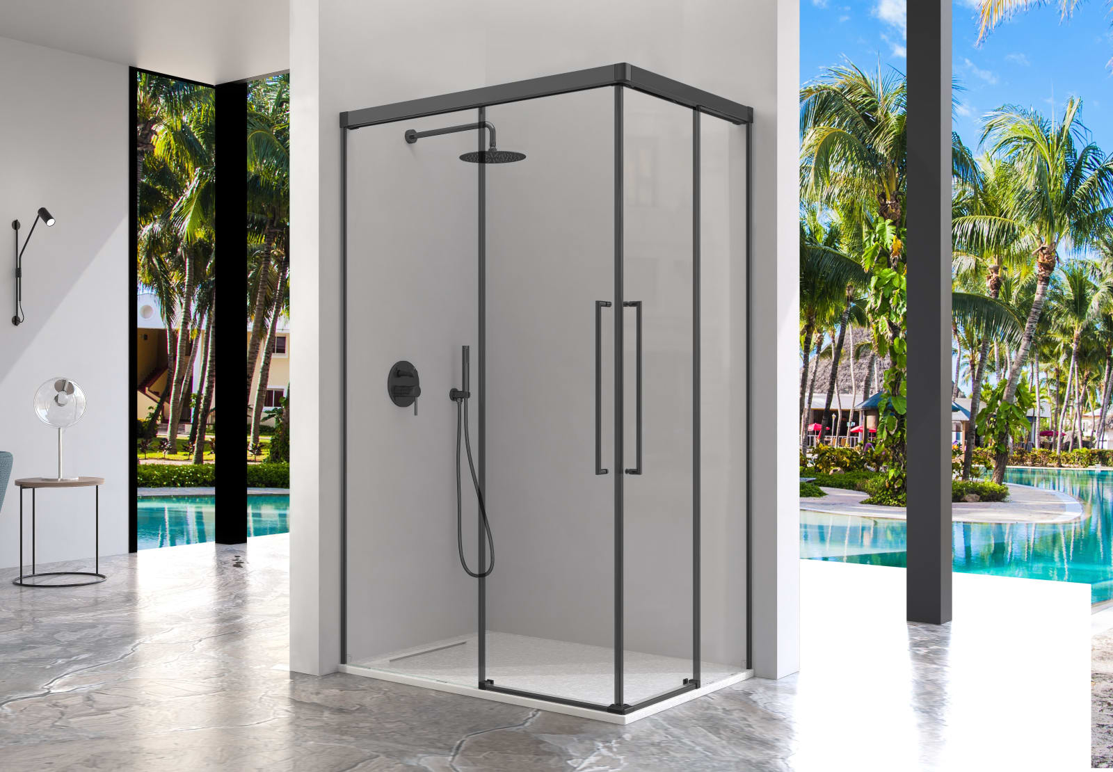 Paroi de douche Kassandra Pavia (105) Principal 0